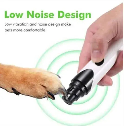 Electric Pet Nail Clippers β Safe Grooming Tool for Dogs and Cats with Built-in Nail Dust Sharpener and Cleaner