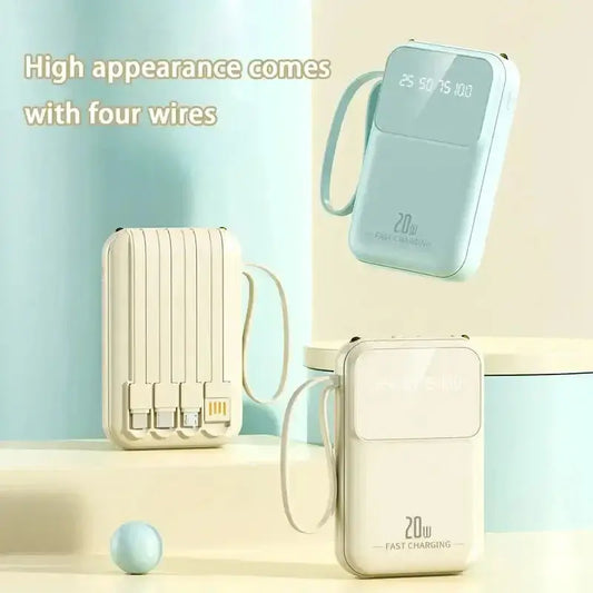 Nevytech 20000mAh Built-in Power Bank charging Android phone