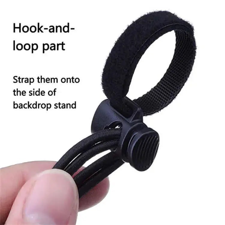 Nevytech adjustable cord clip for photography backgrounds