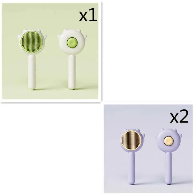 Cat and Dog Massage Comb – Hair Removal Grooming Brush with Cleaning Scratcher for Pets