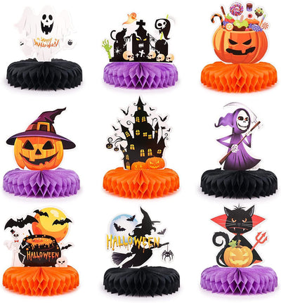 NEVY-TECH Halloween decoration supplies include banners, balloons, and lights—perfect for themed party and event décor.