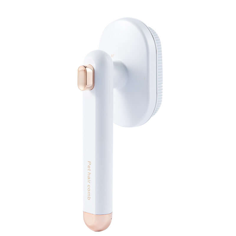 Self-Cleaning Pet Hair Removal Comb for Cats and Dogs – Grooming Brush to Remove Floating Hair Easily