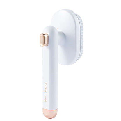 Self-Cleaning Pet Hair Removal Comb for Cats and Dogs – Grooming Brush to Remove Floating Hair Easily