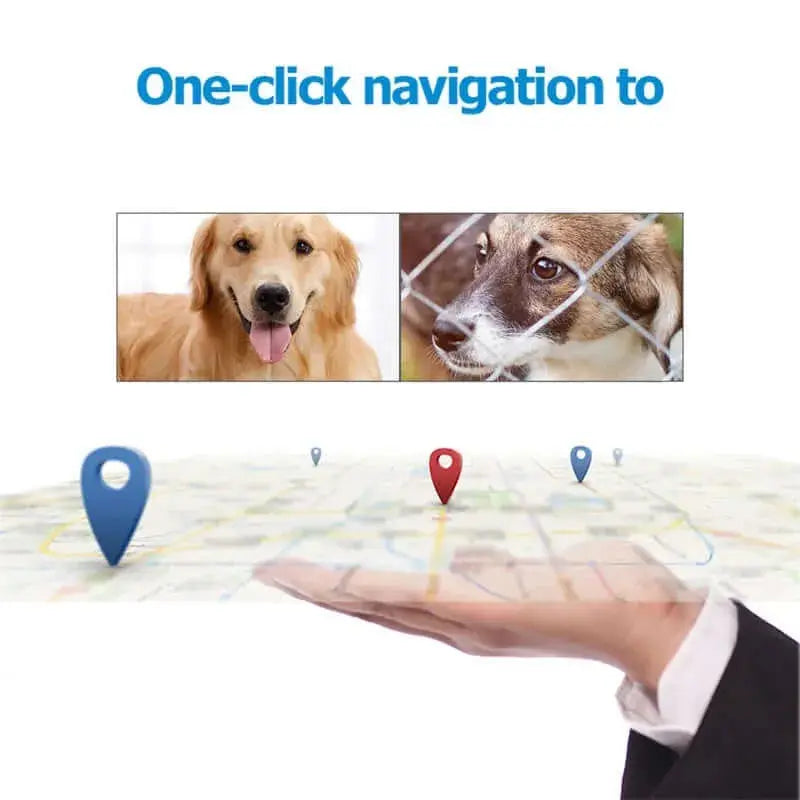 GPS Pet Positioning Collar – Real-Time Tracker for Dogs and Cats with Anti-Lost and Location Monitoring Features