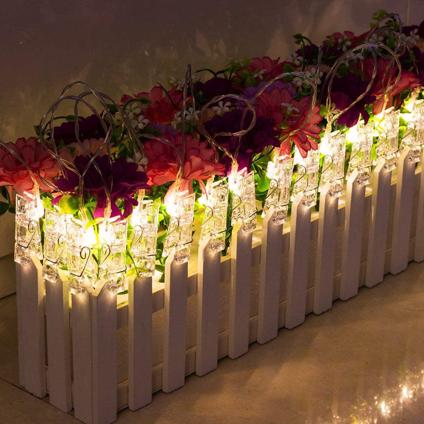 NEVY-TECH presents LED photo holder string lights—perfect for displaying memories and decorating bedrooms, parties, or dorm rooms.