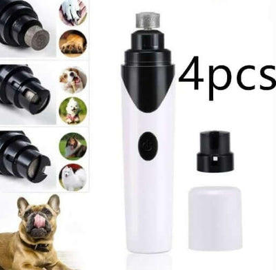 Electric Pet Nail Clippers – Safe Grooming Tool for Dogs and Cats with Built-in Nail Dust Sharpener and Cleaner
