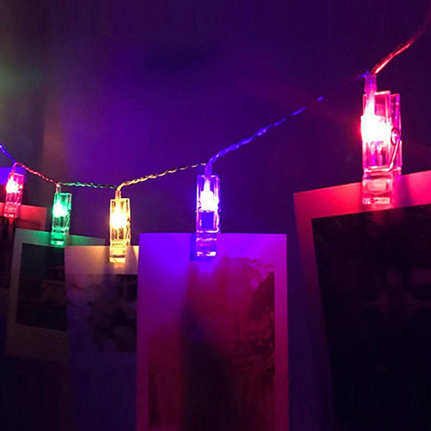 NEVY-TECH presents LED photo holder string lights—perfect for displaying memories and decorating bedrooms, parties, or dorm rooms.