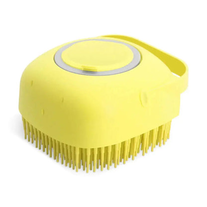 Soft Silicone Pet Shampoo Brush for Dogs and Cats – Massage Comb and Grooming Scrubber for Bathing Short Hair Pets