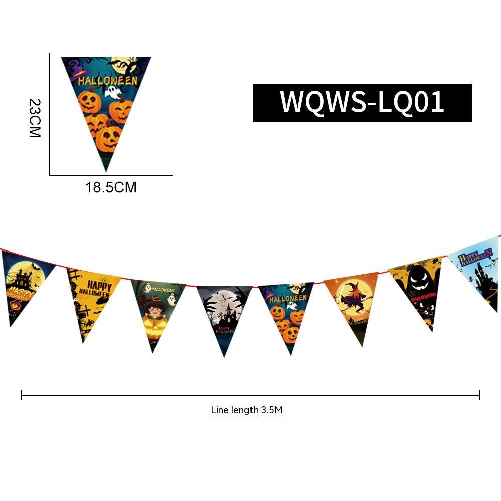 NEVY-TECH Halloween banner décor adds spooky charm to any party or event—durable, reusable, and perfect for festive setups.
