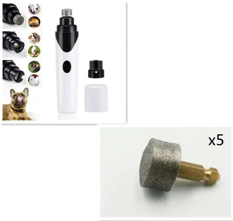 Electric Pet Nail Clippers – Safe Grooming Tool for Dogs and Cats with Built-in Nail Dust Sharpener and Cleaner