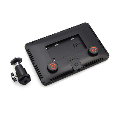 PAD192 portable photography light with gimbal, ideal for SLR camera fill light, compact and lightweight design.