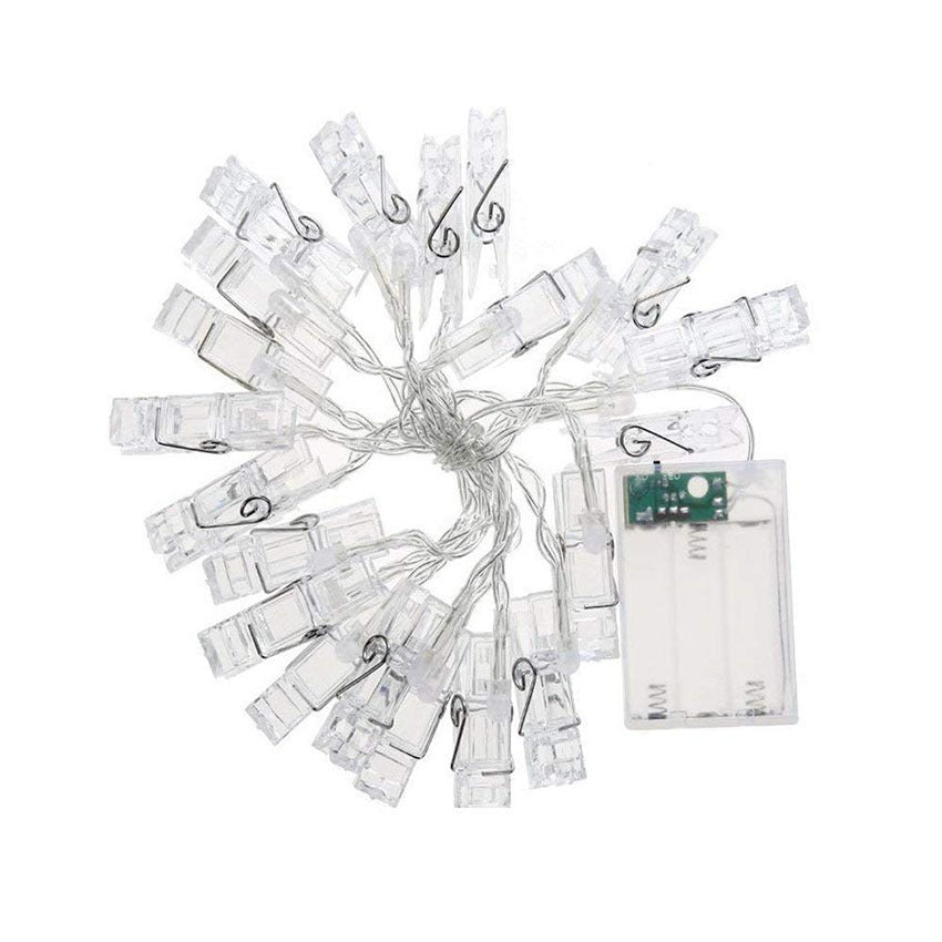 NEVY-TECH presents LED photo holder string lights—perfect for displaying memories and decorating bedrooms, parties, or dorm rooms.