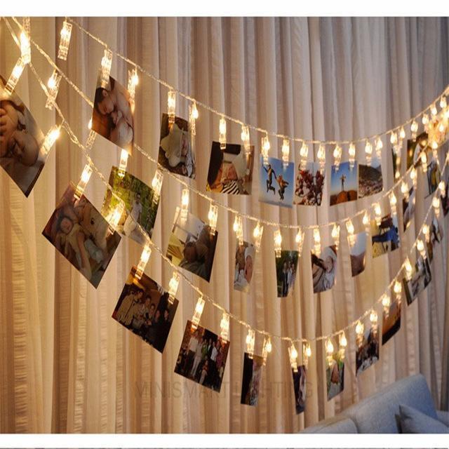 NEVY-TECH presents LED photo holder string lights—perfect for displaying memories and decorating bedrooms, parties, or dorm rooms.