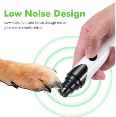 Electric Pet Nail Clippers – Safe Grooming Tool for Dogs and Cats with Built-in Nail Dust Sharpener and Cleaner