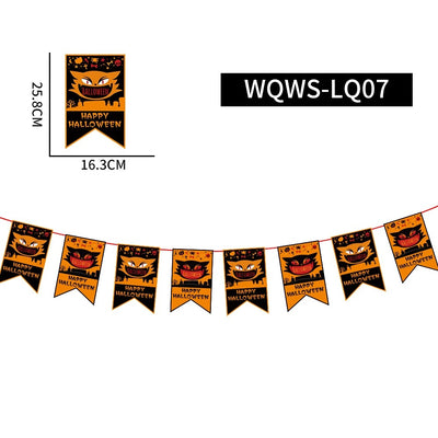 NEVY-TECH Halloween banner décor adds spooky charm to any party or event—durable, reusable, and perfect for festive setups.