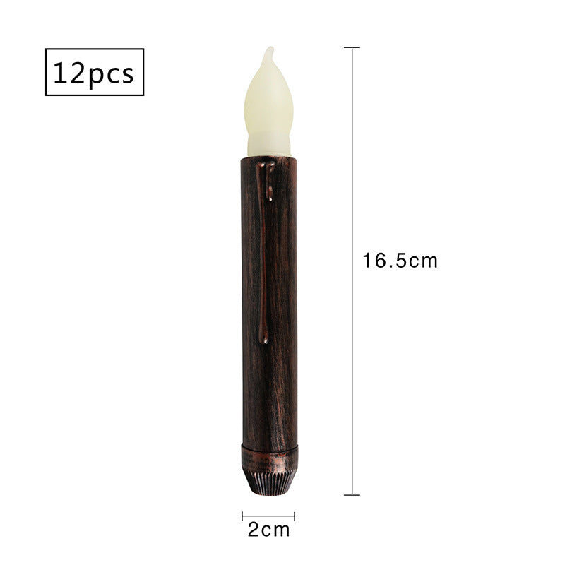 NEVY-TECH offers elegant long black candles for Halloween parties, gothic décor, or spooky home styling.
