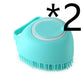 Silicone Dog Bath Massage Gloves – Pet Grooming Brush for Cats and Dogs with Shampoo Dispenser, Bathroom Cleaning Tool