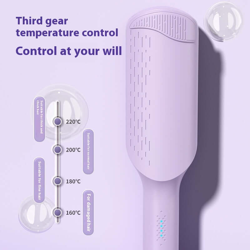 32mm Hair Curler V-type Large Wave with three temperature settings, ideal for customized styling.