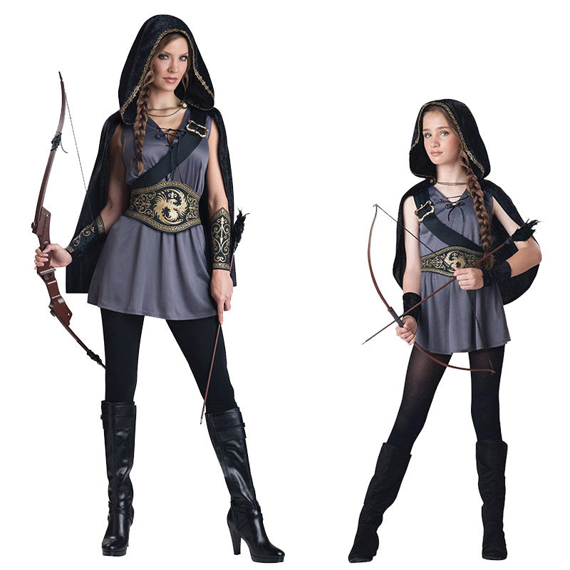 NEVY-TECH presents a stunning female archer costume set—perfect for Halloween, cosplay, and fantasy-themed performances.