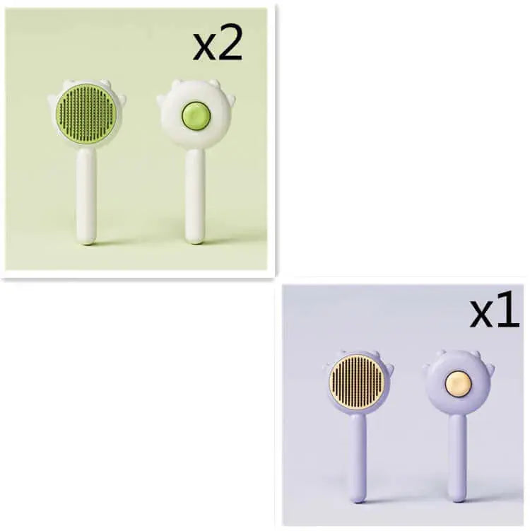 Cat and Dog Massage Comb – Hair Removal Grooming Brush with Cleaning Scratcher for Pets