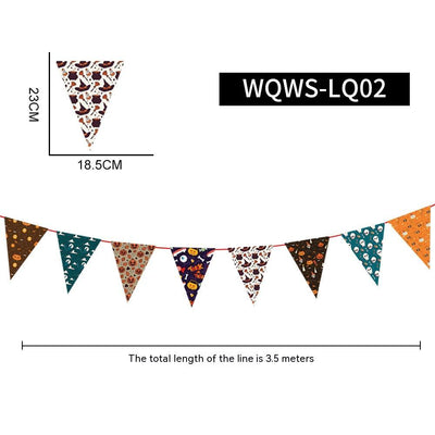 NEVY-TECH Halloween banner décor adds spooky charm to any party or event—durable, reusable, and perfect for festive setups.