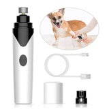 Electric Pet Nail Clippers – Safe Grooming Tool for Dogs and Cats with Built-in Nail Dust Sharpener and Cleaner