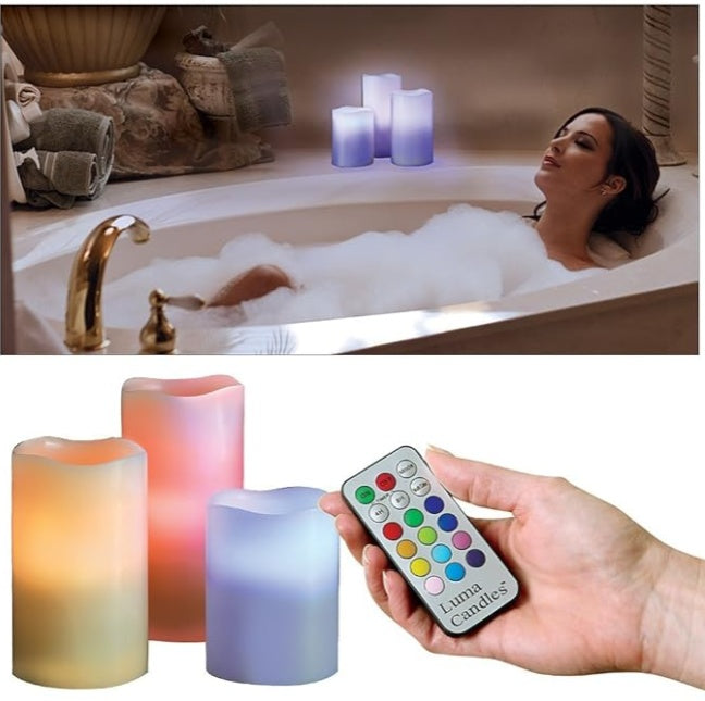 NEVY-TECH Luma Candles bring soft LED glow and safe flameless design—perfect for home, parties, and romantic décor.