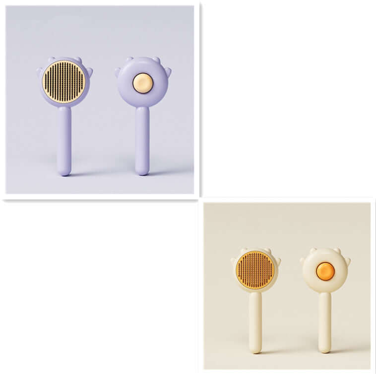 Cat and Dog Massage Comb – Hair Removal Grooming Brush with Cleaning Scratcher for Pets