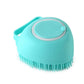 Silicone Dog Bath Massage Gloves – Pet Grooming Brush for Cats and Dogs with Shampoo Dispenser, Bathroom Cleaning Tool