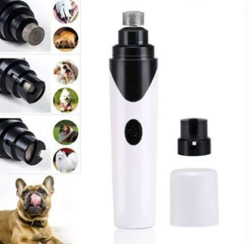 Electric Pet Nail Clippers – Safe Grooming Tool for Dogs and Cats with Built-in Nail Dust Sharpener and Cleaner