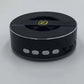 Nevytech Q9A outdoor Bluetooth speaker featuring mono output, control buttons, and sleek black design.