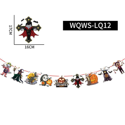 NEVY-TECH Halloween banner décor adds spooky charm to any party or event—durable, reusable, and perfect for festive setups.