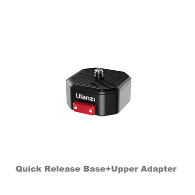 Quick release base and upper adapter for outdoor photography accessories by Ulanzi.