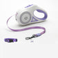 Retractable Dog Leash with Collar and Spotlight – Automatic Pet Traction Rope for Small and Medium Dogs