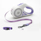 Retractable Dog Leash with Collar and Spotlight – Automatic Pet Traction Rope for Small and Medium Dogs