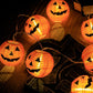 NEVY-TECH brings 10LED pumpkin lantern lights for Halloween parties—perfect for window, curtain, or wall decoration.