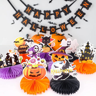 NEVY-TECH Halloween decoration supplies include banners, balloons, and lights—perfect for themed party and event décor.