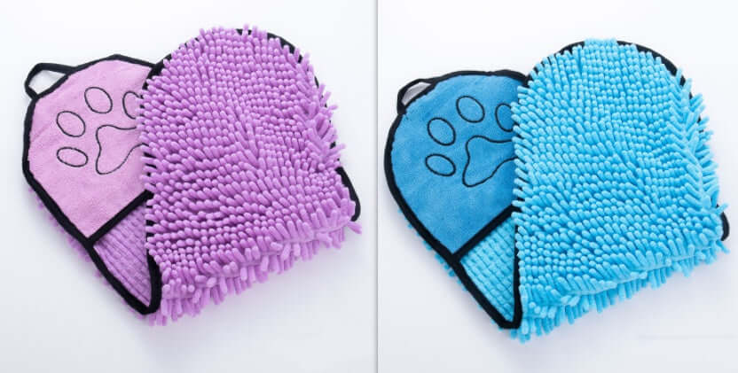 Super Absorbent Microfiber Pet Bath Towel – Quick-Drying Dog and Cat Bathrobe for Grooming and Drying