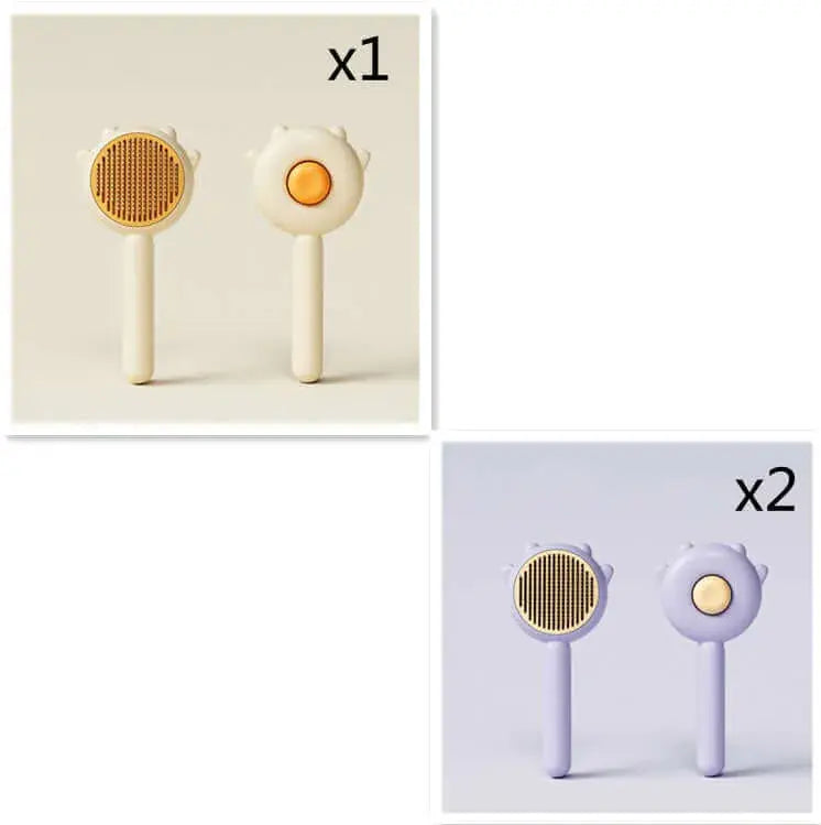 Cat and Dog Massage Comb – Hair Removal Grooming Brush with Cleaning Scratcher for Pets