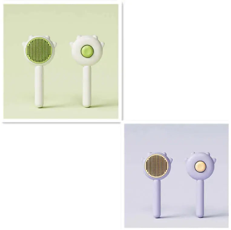 Cat and Dog Massage Comb – Hair Removal Grooming Brush with Cleaning Scratcher for Pets