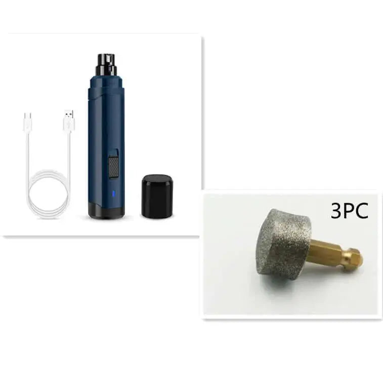 Electric Pet Nail Clippers – Safe Grooming Tool for Dogs and Cats with Built-in Nail Dust Sharpener and Cleaner