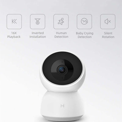 Smart camera indoor baby monitor with human detection and baby crying alerts for peace of mind.