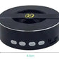 Nevytech Compact Q9A Bluetooth speaker with mono output, 8 hours playtime, and multiple function buttons.