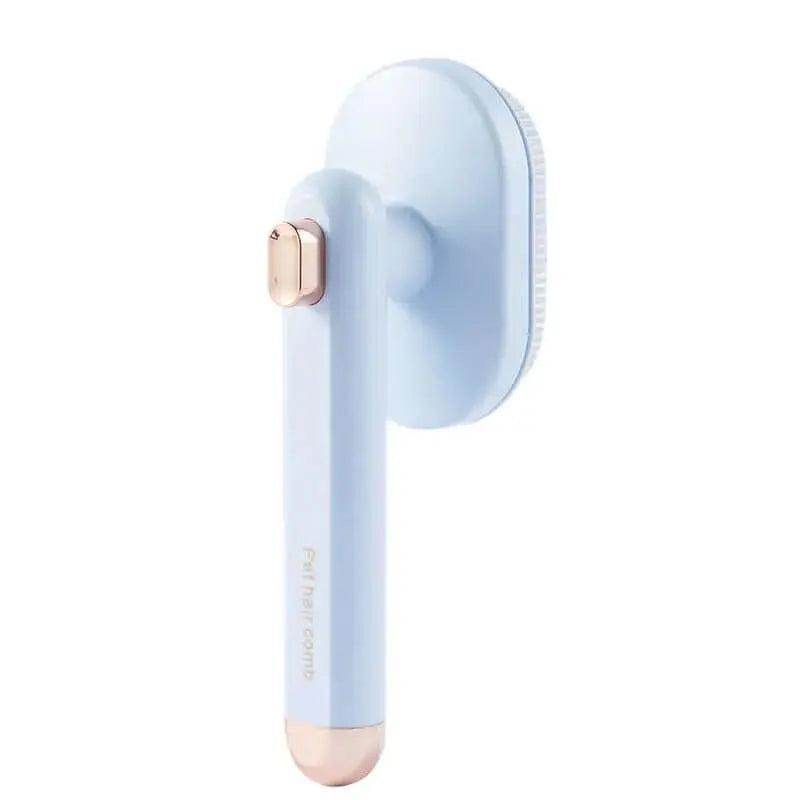 Self-Cleaning Pet Hair Removal Comb for Cats and Dogs – Grooming Brush to Remove Floating Hair Easily