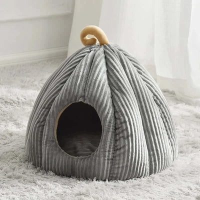 Hot Selling Warm Cat Bed – Cozy Pet Basket, Washable Tent Cave House with Cushion for Kittens and Small Dogs