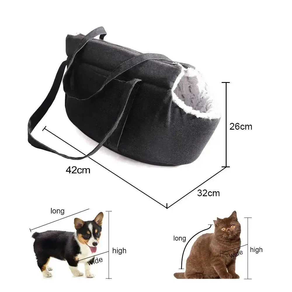 Nevytech adjustable pet carrier sling offers breathable comfort, secure support, and hands-free convenience—ideal for small dogs and cats.