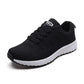 Nevytech Men’s Luxury Sneakers Casual Breathable Trainers in black color with lightweight design.