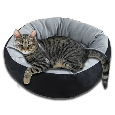 Cute 60cm Cotton Cat Bed House – Soft Cushion Nest Sofa for Kittens, Puppies, and Small Dogs, Warm Pet Basket and Accessories