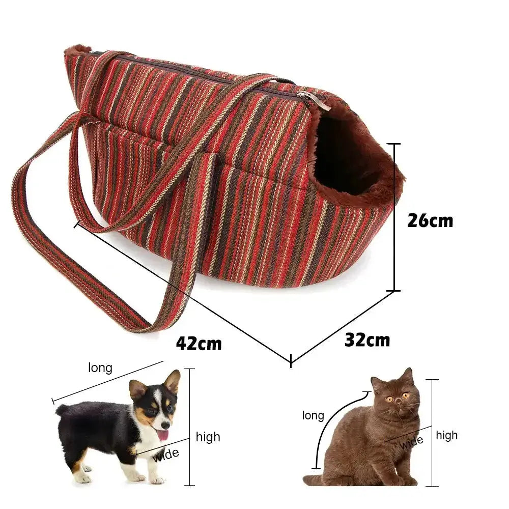 Nevytech adjustable pet carrier sling offers breathable comfort, secure support, and hands-free convenience—ideal for small dogs and cats.