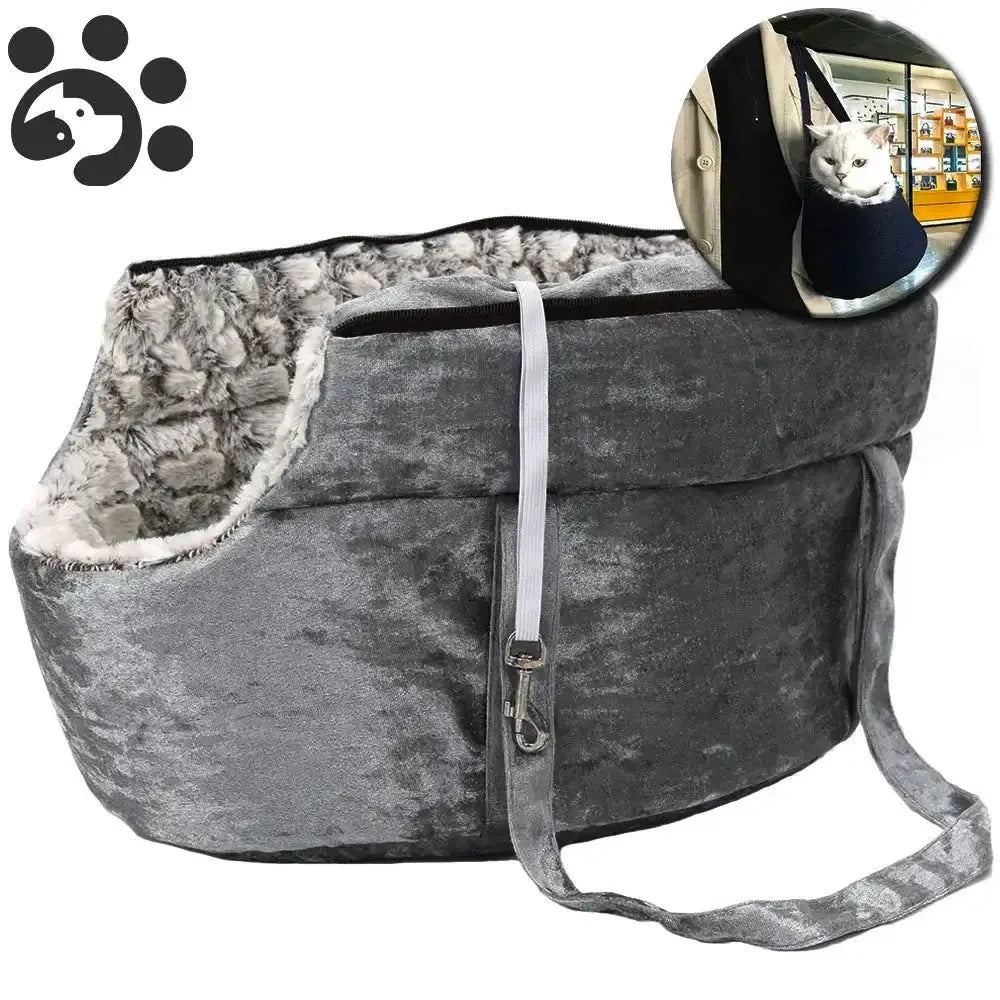 Nevytech adjustable pet carrier sling offers breathable comfort, secure support, and hands-free convenience—ideal for small dogs and cats.